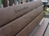 Recycling-Kunststoffbank Seniorenbank Sapo mit Lehne